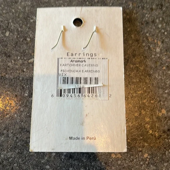 NWT Spirit of Nature Handcrafted Peruvian Pichincha Earrings - Picture 3 of 3